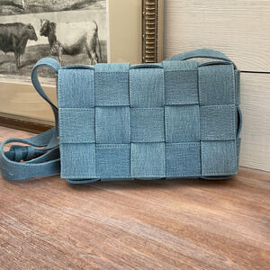 Bottega Veneta Denim Cassette Bag - Blue